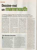 Dessine moi un mammouth, Sciences & Avenir 781, mars 2012 (1)